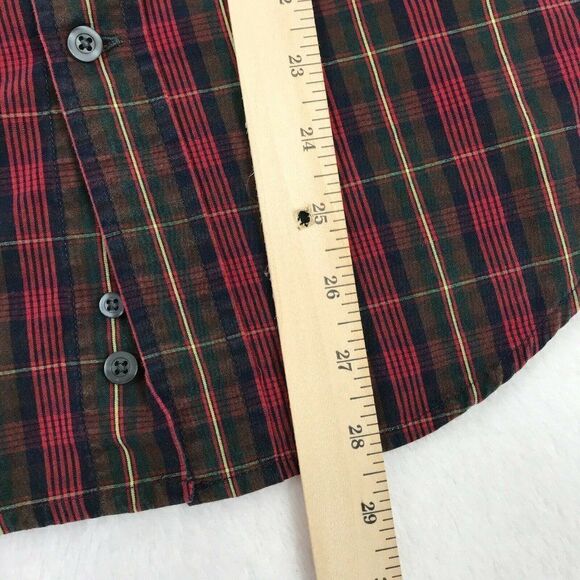 Gap Mens Plaid Button Front Shirt Sz S Long Sleeve - Picture 8 of 9